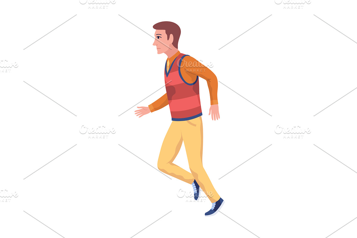 Pupils evacuation from school, an Object Illustration by the8monkey