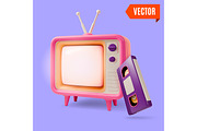 3d Video and Game Retro Device, an Object Graphic by 35lab (Thumbnail 2 of 3)