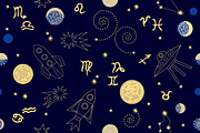 My Space. Set of Cosmic Patterns, a Pattern Graphic by Svetlana Kononova (Thumbnail 10 of 15)
