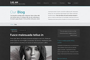 5:81 AM Website Template, a Websites & App Template by vogelsteinshop (Thumbnail 4 of 5)
