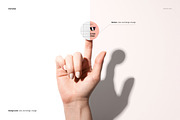 Sticker Adhered to the Finger Mockup, a Merchandise Mockup by creatsy5 (Thumbnail 3 of 5)