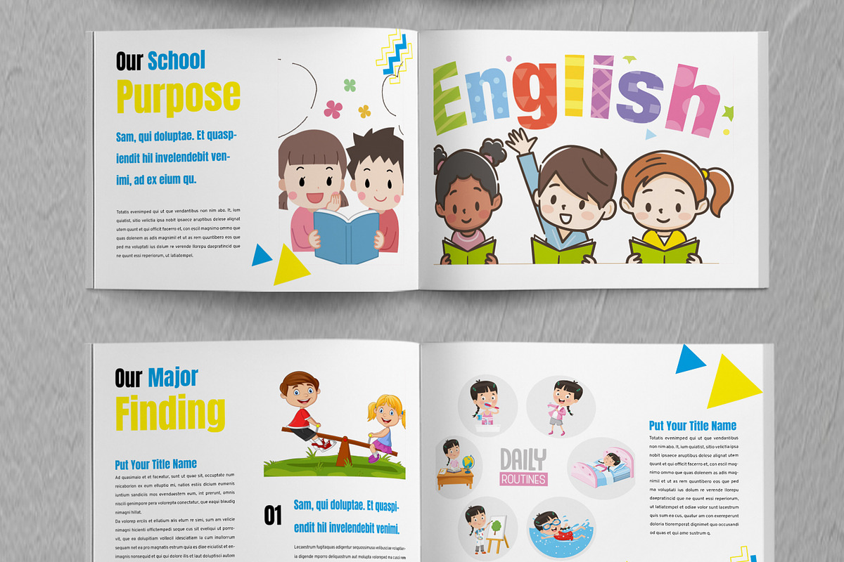 School Education Layout, a Brochure Template by ContestDesign (Photo 5 of 5)