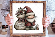 Whimsical Santa Clipart, an Illustration by SinaCreation (Thumbnail 5 of 6)