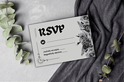 Gothic & Romantic Wedding Invitation, a Templates & Theme by TemplateCastleStore (Thumbnail 4 of 9)