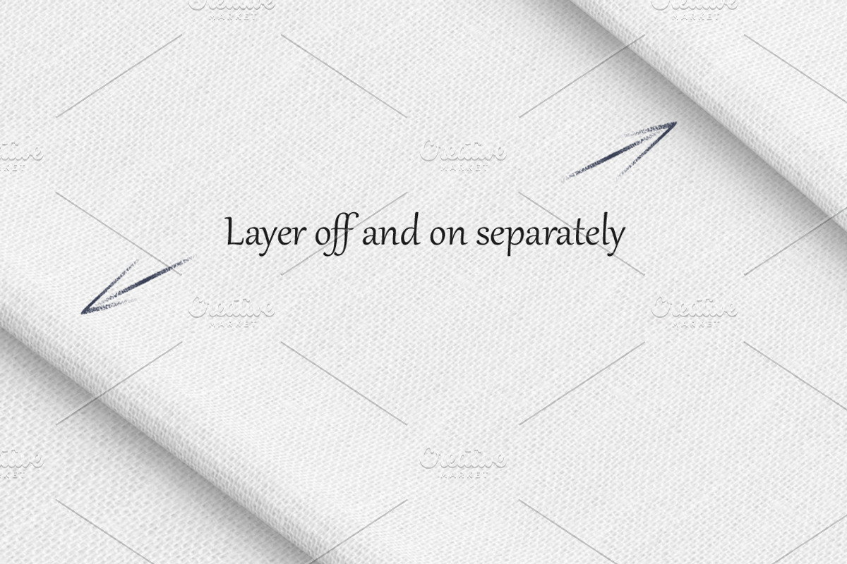 Cotton fabric. PSD object mockup., an Apparel Mockup by NatalyaZelenova (Photo 2 of 6)