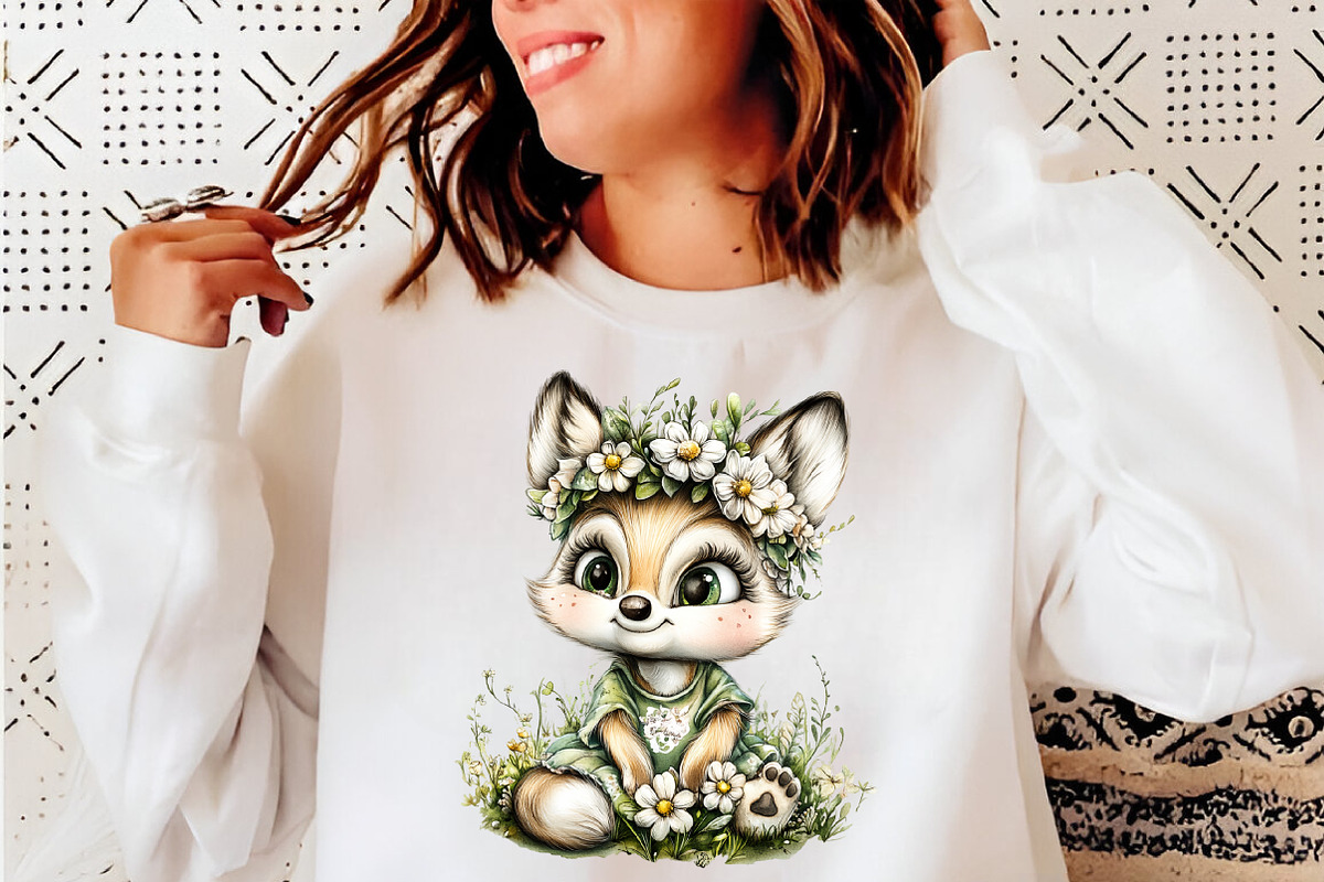 Summer Woodland Animals Clipart, an Illustration by SinaCreation (Photo 6 of 9)