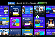 VoyageX - Travel & Tour Canva Kit, a Social Media Template by Exceptionalways (Thumbnail 2 of 4)