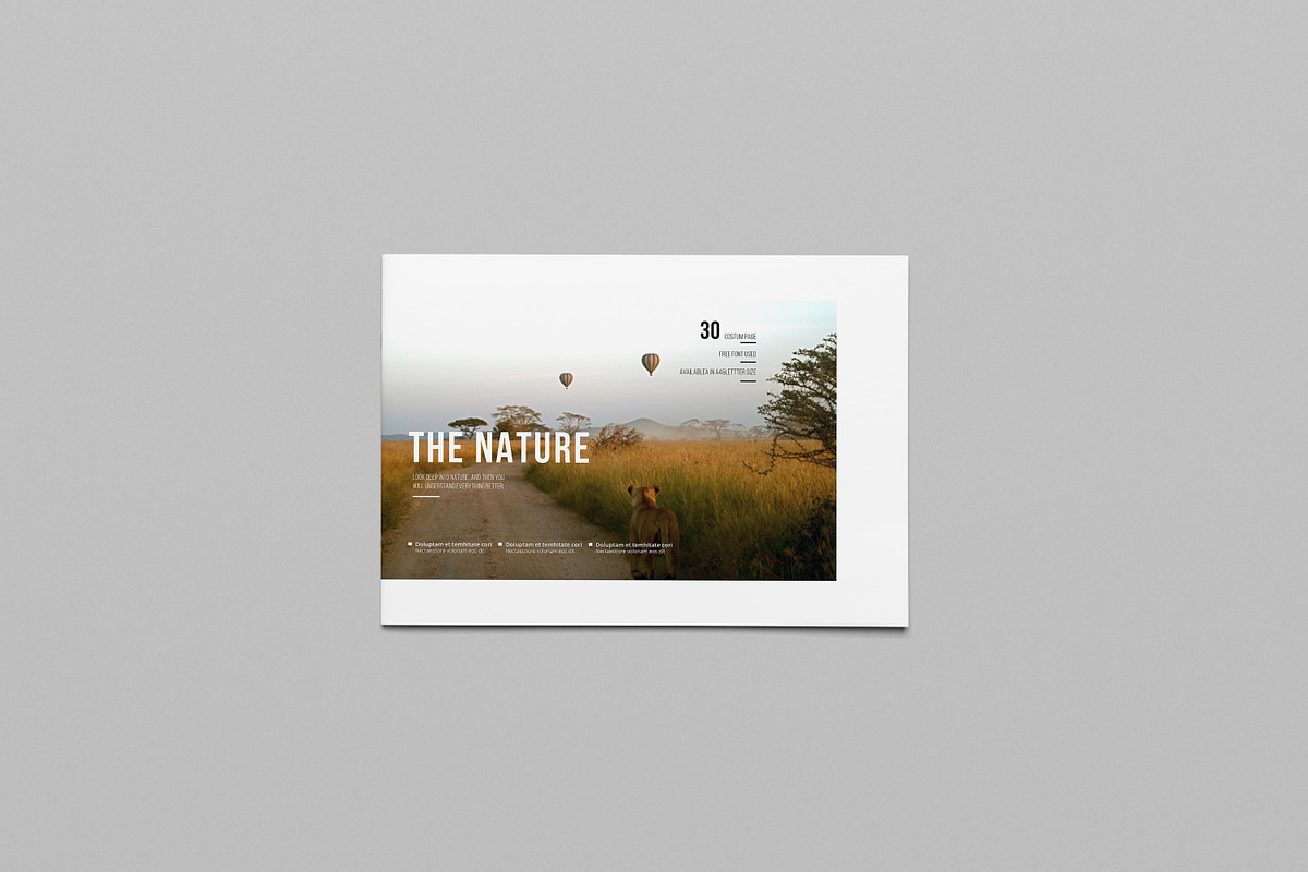 Landscape Magazine Template II, a Magazine Template by Uloel Design (Photo 1 of 12)