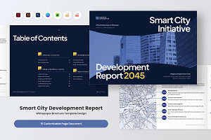 Smart City Development Whitepaper, a Brochure Template by productype1