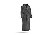 Black Hotel Bathrobe 3D Model, an Object 3D Model by rebrandy (Thumbnail 4 of 9)