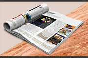 Open and Folded Magazine PSD Mockup, a Print Template by Sinlatown (Thumbnail 4 of 8)