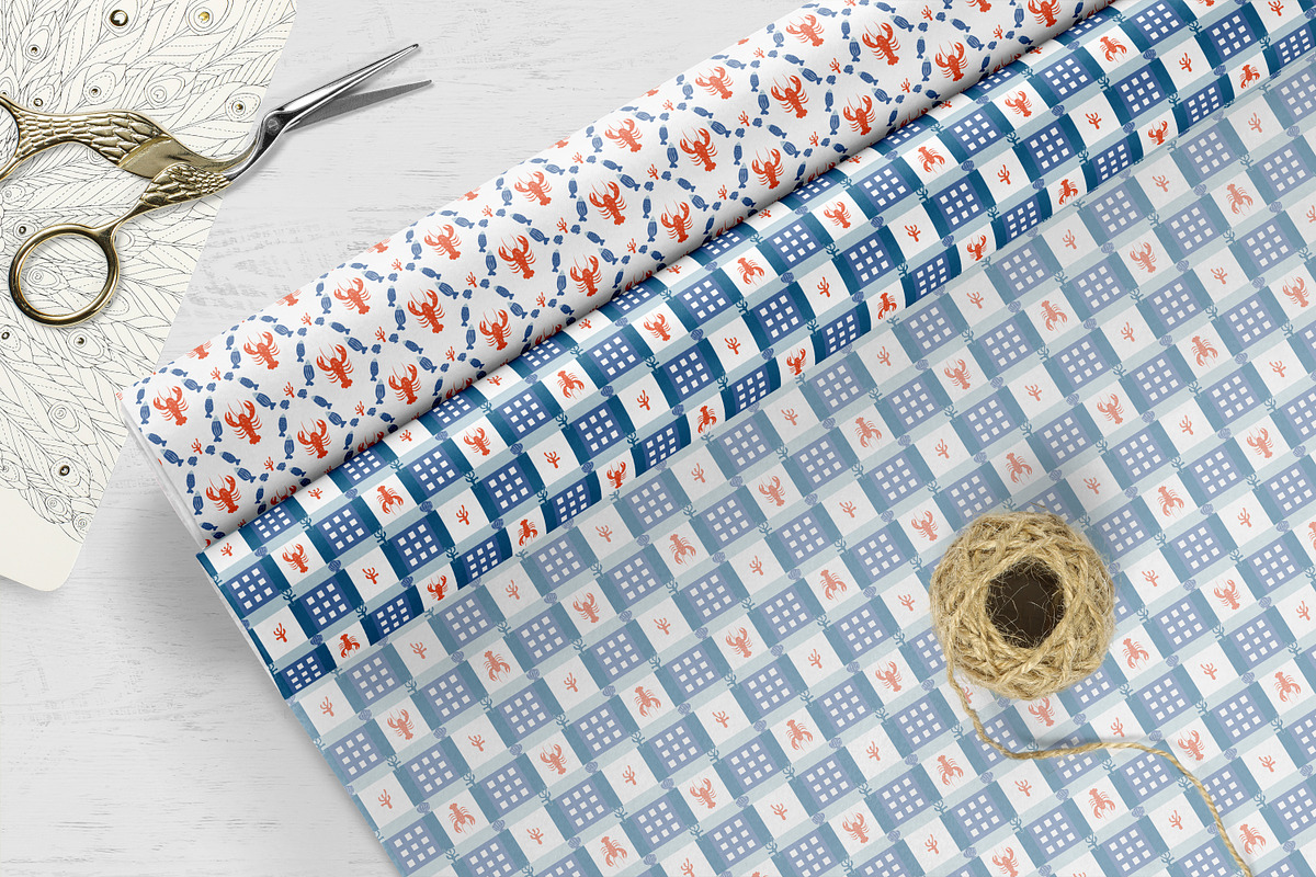 Scandinavian Kids Seamless Patterns, a Pattern Graphic by Oksana Dovhopol Art (Photo 15 of 15)