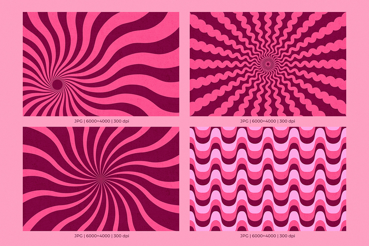 Retro Groovy Backgrounds, a Background Graphic by May Motif (Photo 8 of 20)