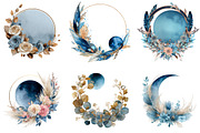 Christmas Flowers Clipart, an Illustration by DreamArtGraphic (Thumbnail 5 of 5)