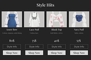 Luni – Minimalist Clothing Brand, a Templates & Theme by WebDesignDaria (Thumbnail 2 of 5)
