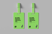 Id Card Mockup, a Merchandise Mockup by safrizalstudio (Thumbnail 1 of 4)