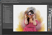 Wedding Watercolor Portrait Action, an Action Add-On by MRI STUDIO (Thumbnail 4 of 12)