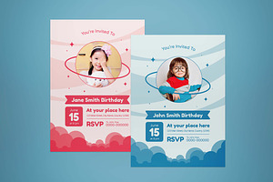 Birthday Invitation, an Invitation Template by graphicook