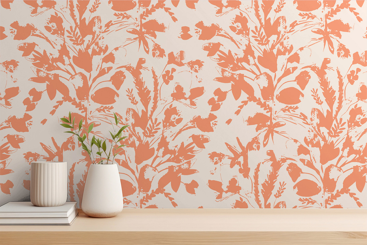 Summer Artistic Flowers, a Wallpaper Graphic by MalyskaStudio (Photo 2 of 5)