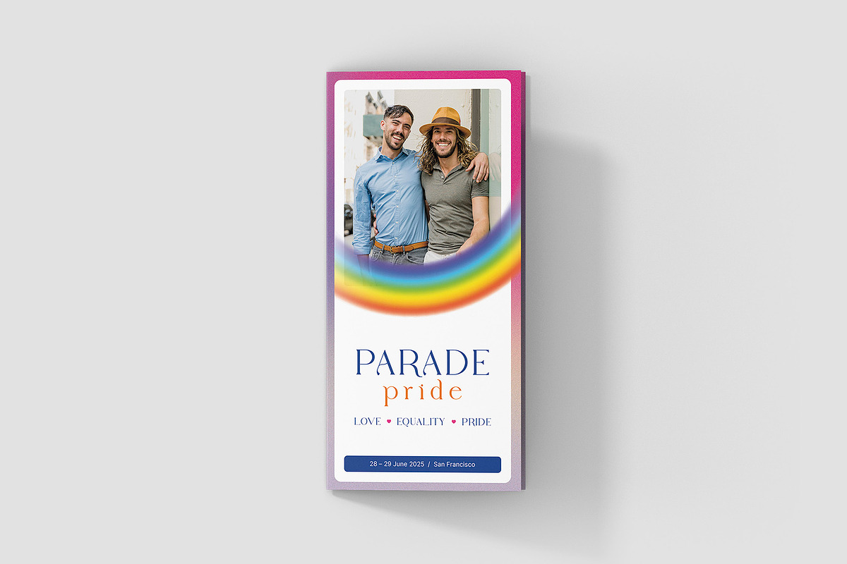 LGBT Brochure Trifold Canva Template, a Brochure Template by artbart (Photo 5 of 9)