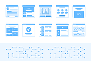 Soil Web Flowcharts, a Wireframe Template by Singlayn (Thumbnail 4 of 7)