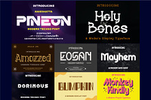 Bundle Font Modern Display
