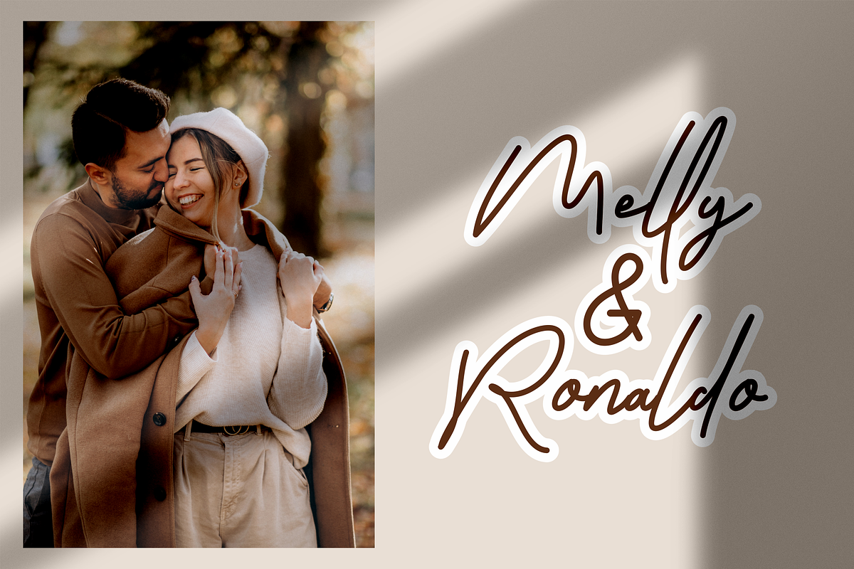 Alatheen Monoline Script style font, a Script Font by mahstudios (Photo 7 of 8)