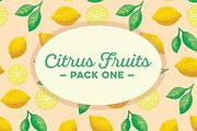 Citrus Fruits Pack 1: Lemons, a Pattern Graphic by Ariel Tyndell Design (Thumbnail 1 of 2)