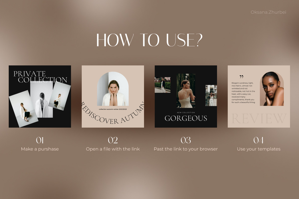 BUNDLE 3 in 1 - for elegant Insta, a Social Media Template by Make It Yours Lab. (Photo 8 of 17)