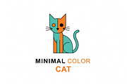 Minimal Color Cat, a Branding & Logo Template by Logocreative (Thumbnail 1 of 2)