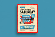 Retro Small Business Saturday Flyer, a Flyer Template by Guuver (Thumbnail 1 of 3)