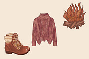 Retro Fall Sublimation Bundle, a Seasonal Illustration by ClipArtTime (Thumbnail 3 of 3)