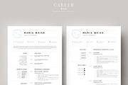 Modern Resume & CoverLetter Template, a Resume Template by careerboutique (Thumbnail 2 of 6)