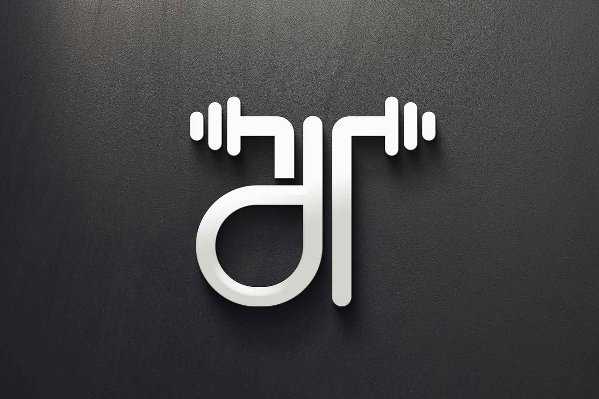 Fitness and gym logo with alphabet D, a Branding & Logo Template by art_creater (Photo 1 of 2)