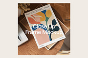 Close-up Frame Mockup Bundle DIN A, a Household Mockup by Ombra Studio (Thumbnail 2 of 11)