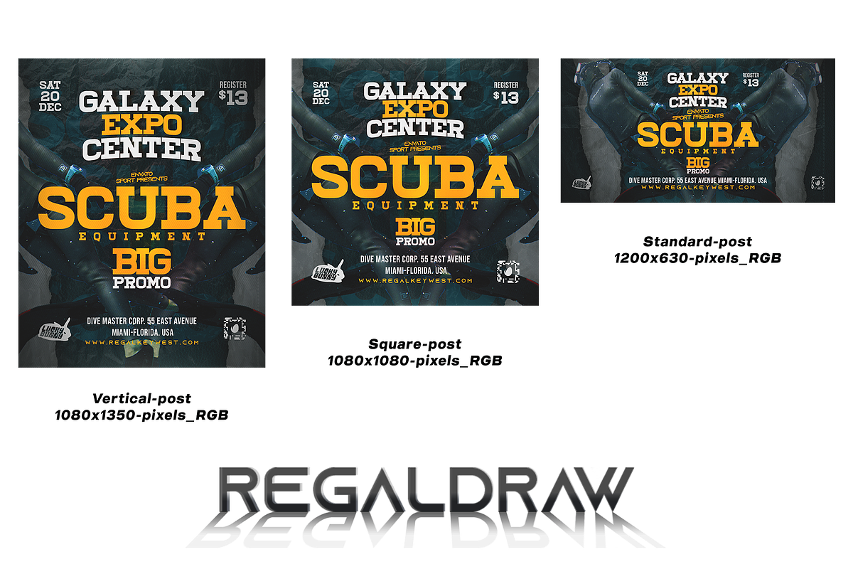 Scuba Sport Flyer, a Flyer Template by regalDRAW (Photo 1 of 4)