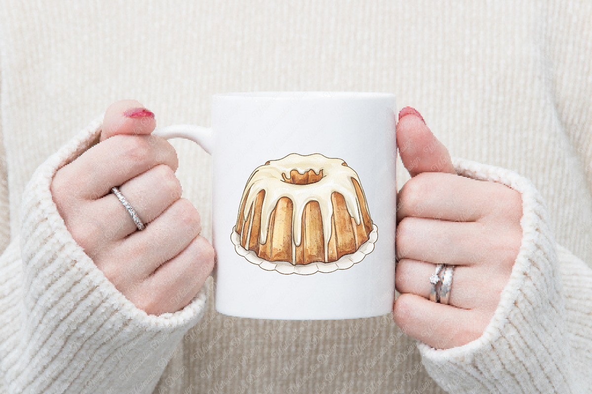 Neutral Baking Clipart, an Illustration by Watercolor design (Photo 6 of 13)