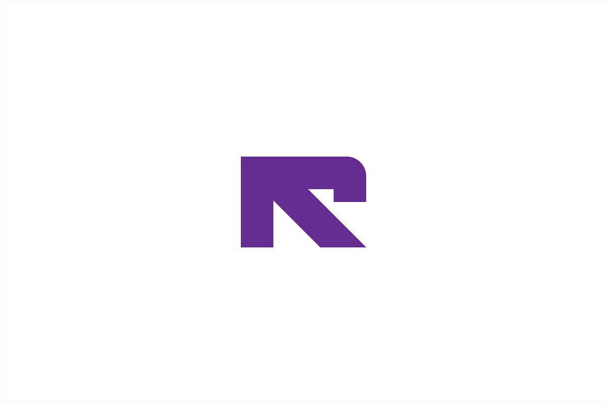 R arrow logo template., a Branding & Logo Template by Anton Akhmatov (Photo 1 of 3)