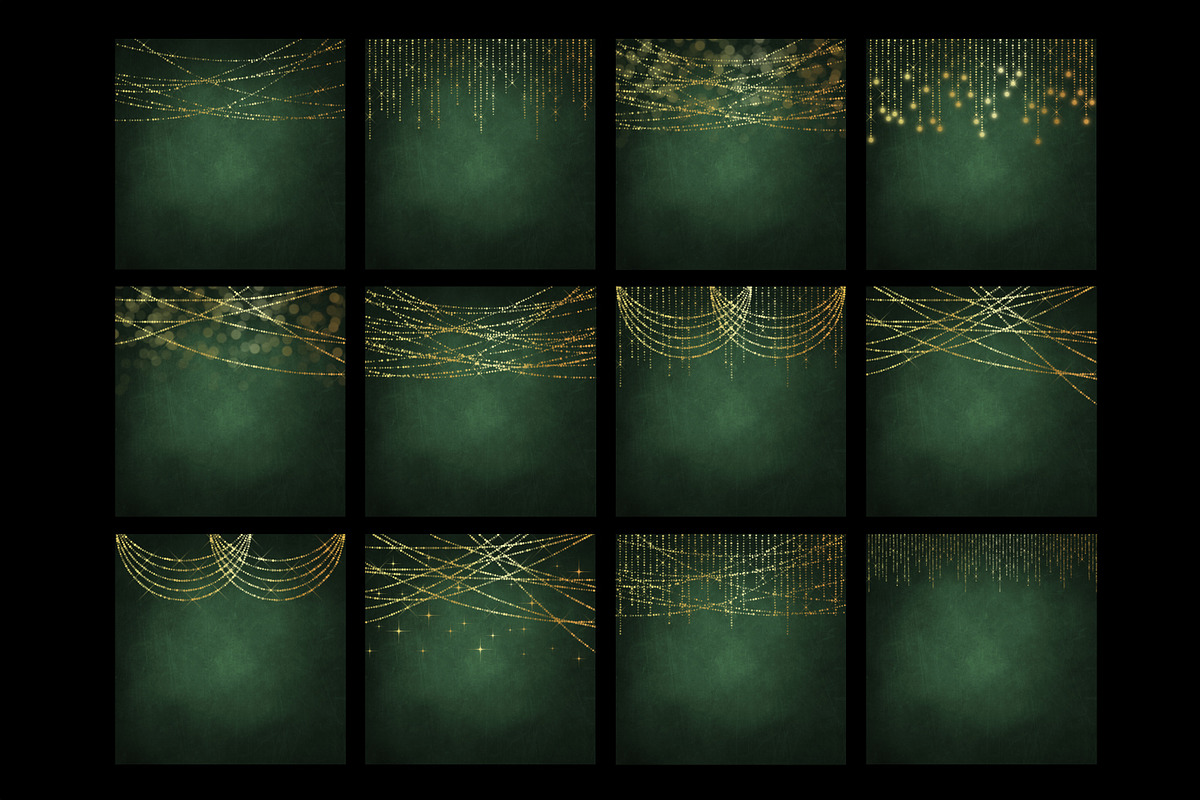 Gold bokeh lights, a Pattern Graphic by Paper Farms (Photo 2 of 2)