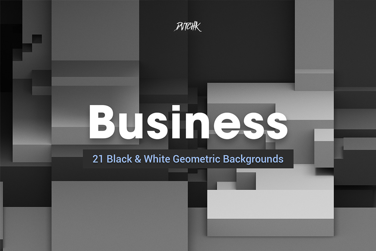 Black & White Geometric Backgrounds, a Background Graphic by dvtchk (Photo 7 of 10)