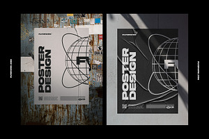 Urban Poster Wall Mockups 2