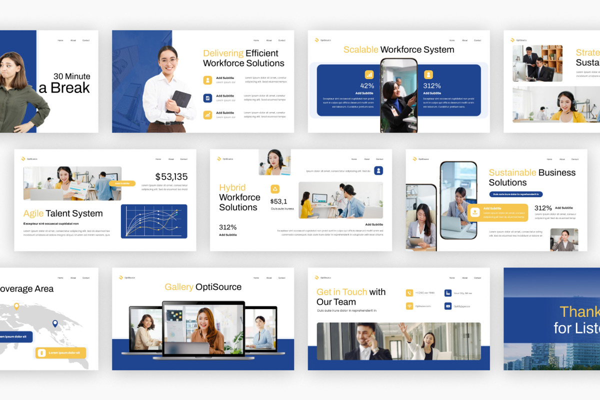 Professional Outsourcing PowerPoint, a Presentation Template by Loin Studio (Photo 4 of 4)