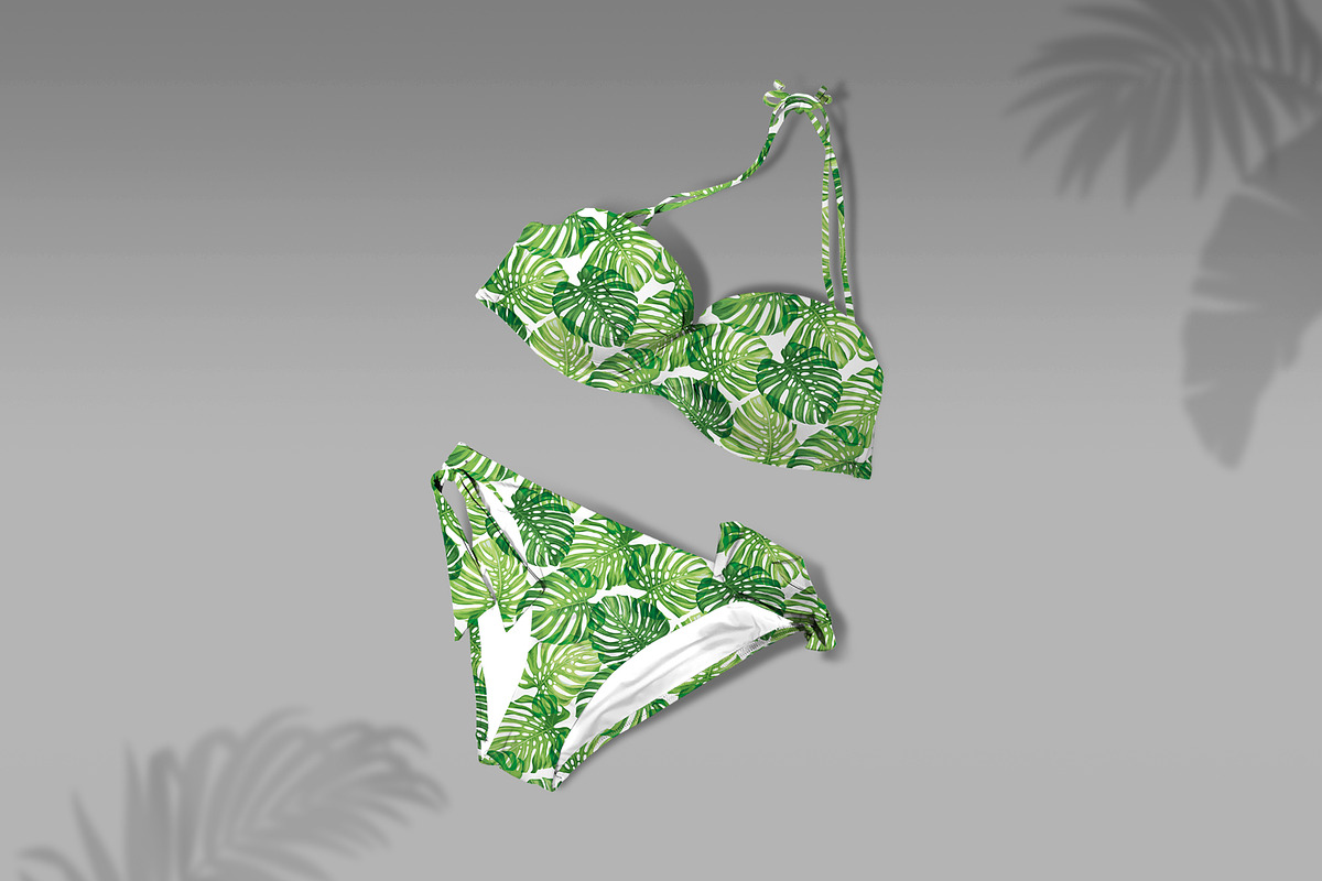 Vector pattern. Monstera., a Pattern Graphic by Anna Smirnova (Photo 4 of 5)