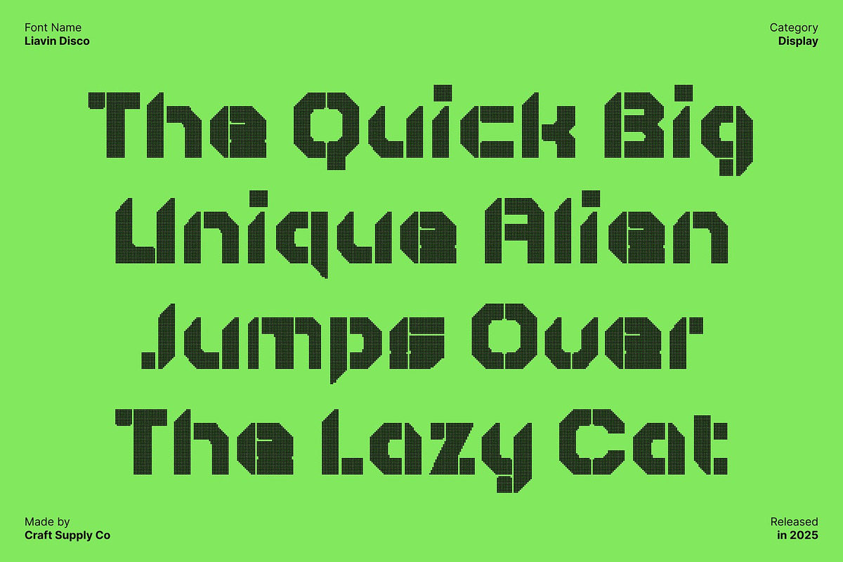 Liavin Disco, a Sans Serif Font by Craft Supply Co. (Photo 5 of 8)