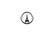 Minimalist Modern Eiffel Tower Logo, a Branding & Logo Template by Luxury Logos (Thumbnail 3 of 4)