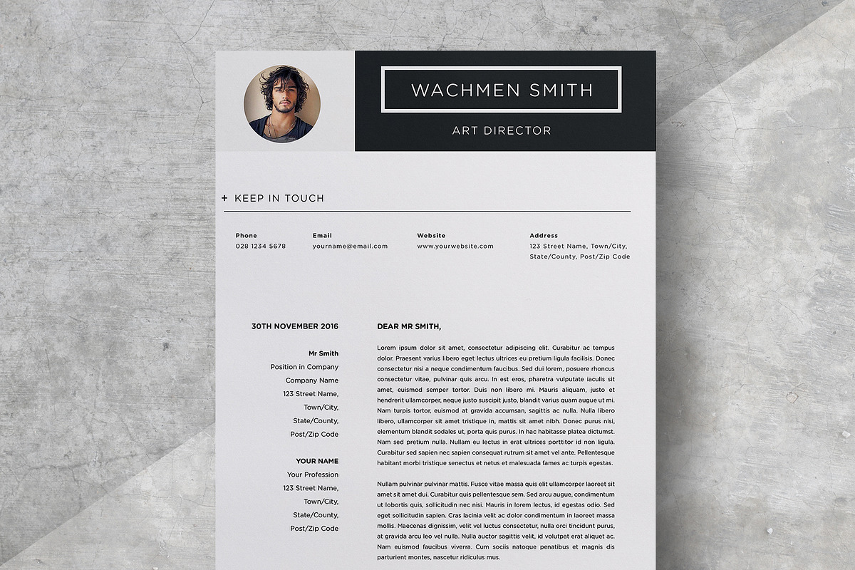 Resume Template for Word | Resume/CV, a Resume Template by BixBar (Photo 4 of 5)