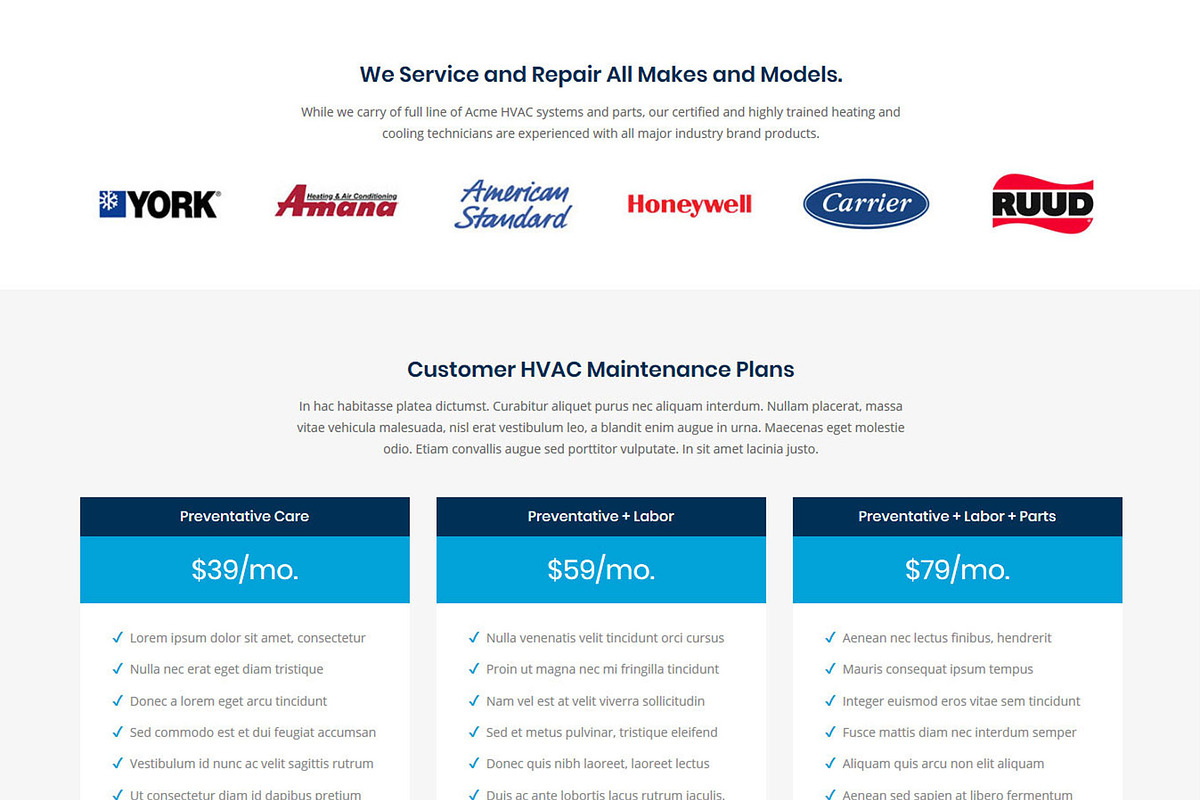 ProService HVAC Joomla 3 Template, a Websites & App Template by webunderdog (Photo 4 of 7)