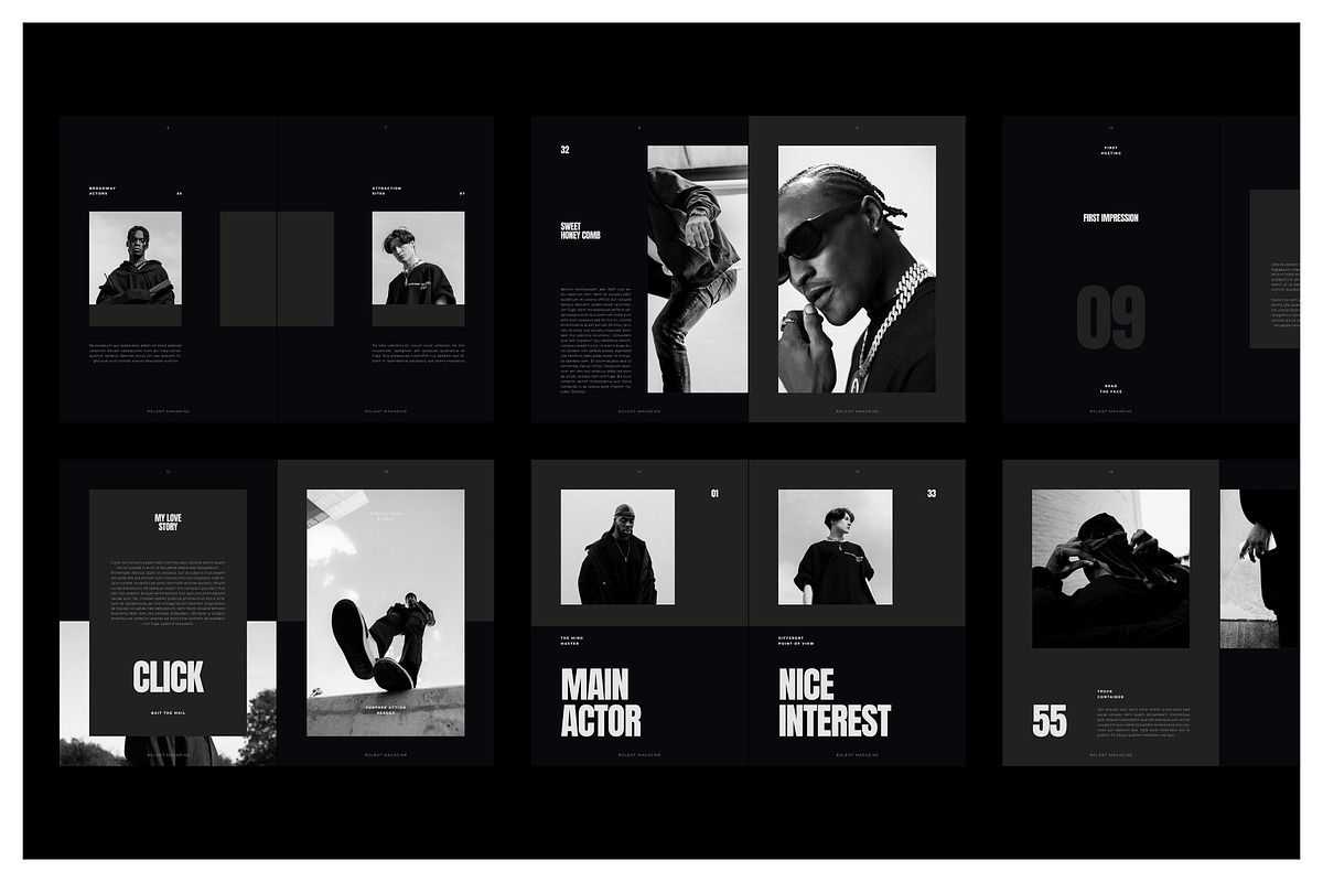 ROLENT Creative Portfolio, a Magazine Template by Arif Tri Ananta (Photo 3 of 14)