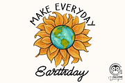 Make Everyday Earth Day Sunflower, a Graphic by Owlsome.Designs (Thumbnail 1 of 6)