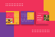 Funstel Puzzle Instagram Feed Templa, a Social Media Template by Inkofert (Thumbnail 5 of 10)